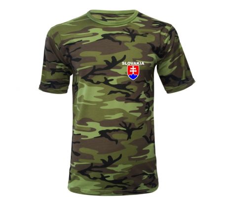 Maskáčové tričko so slovenským znakom I