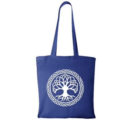 Eco taška Strom života modrá