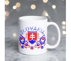 Keramický hrnček Slovakia znak
