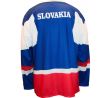 Modrý hokejový dres bez mena a čísla