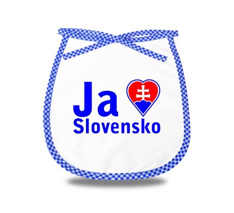 Podbradník Ja ľúbim Slovensko modrý