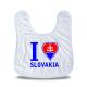 Podbradník I love Slovakia biely