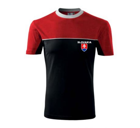 Tričko Slovakia červeno-čierne