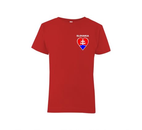 Detské tričko slovenský znak srdiečko