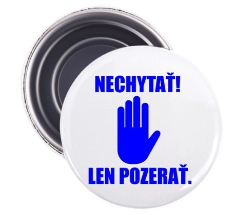 Magnetka Nechytať, len pozerať