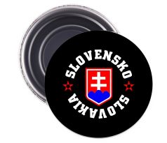 Magnetka Slovensko Slovakia čierna