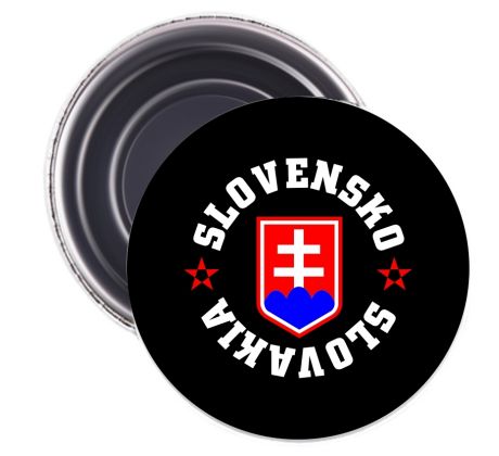 Magnetka Slovensko Slovakia čierna