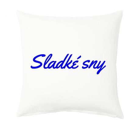 Vankúš Sladké sny modrý