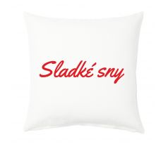 Vankúš Sladké sny červený