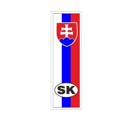 Samolepka ZÁSTAVA SR / SK / 8 x 2,5 cm