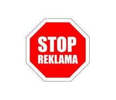 Samolepka STOP REKLAMA