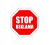 Samolepka STOP REKLAMA 3 x 3 cm