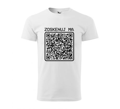 Vtipné tričko s QR KÓDOM