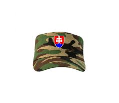 Šiltovka ARMY - slovenský znak hnedý maskáč