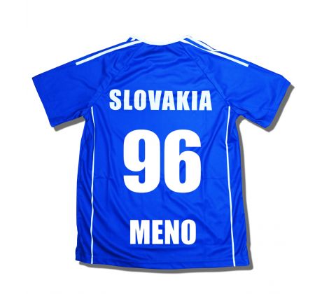 FUTBALOVÝ DRES MODRÝ 2 s Vaším menom a číslom