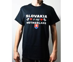 Tričko SLOVAKIA - čierna farba VEĽKOSŤ - M