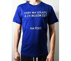 Tričko HORY - modrá farba VEĽKOSŤ - M