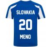 Futbalový dres SLOVAKIA modrý 1 s MENOM A ČÍSLOM