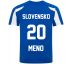 Futbalový dres SLOVENSKO modrý s MENOM A ČÍSLOM 122cm/5-6rokov