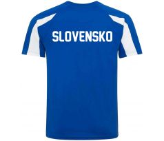 Futbalový dres SLOVENSKO modrý BEZ MENA A ČÍSLA
