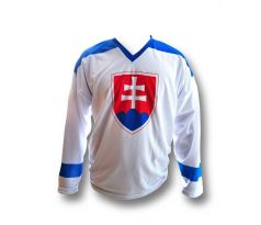 Biely hokejový dres bez mena a čísla 2